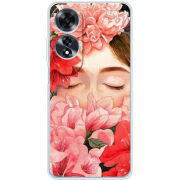 Чехол BoxFace OPPO A60 Girl in Flowers