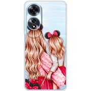 Прозрачный чехол BoxFace OPPO A60 Mouse Girls