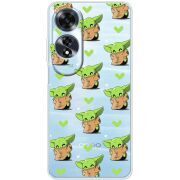 Прозрачный чехол BoxFace OPPO A60 Pattern Baby Yoda