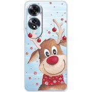 Прозрачный чехол BoxFace OPPO A60 Winter Deer