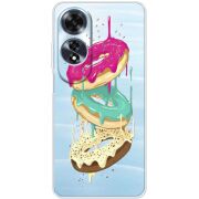 Прозрачный чехол BoxFace OPPO A60 Donuts