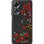 Черный чехол BoxFace OPPO A60 3D Ukrainian Muse