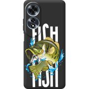 Черный чехол BoxFace OPPO A60 Fish