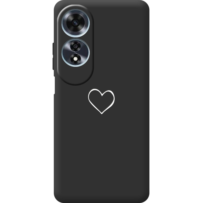 Черный чехол BoxFace OPPO A60 My Heart