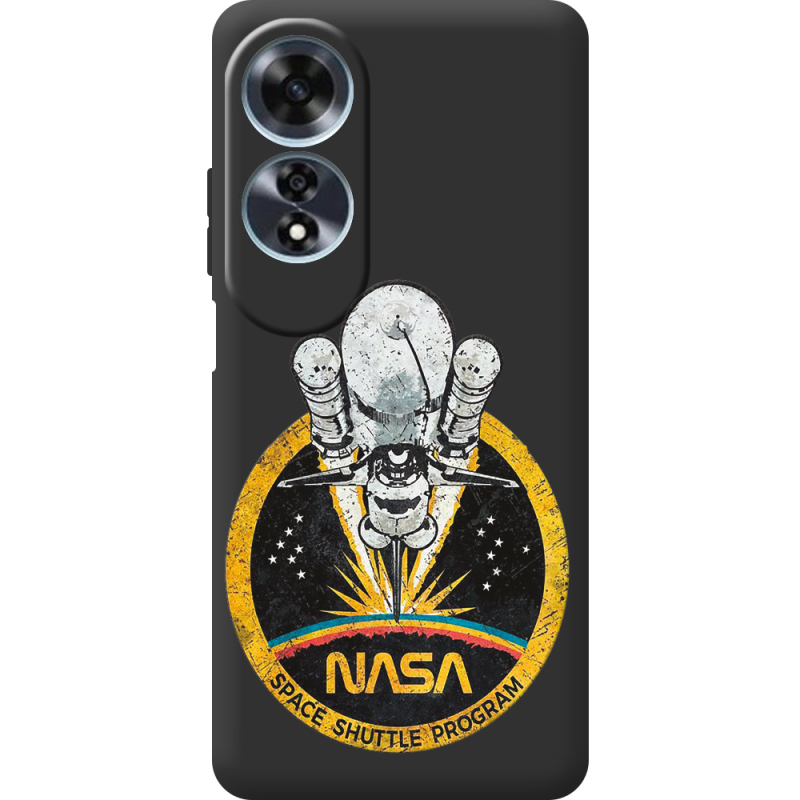 Черный чехол BoxFace OPPO A60 NASA Spaceship