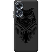 Черный чехол BoxFace OPPO A60 Owl