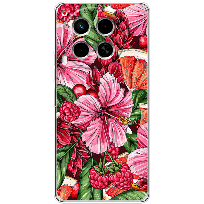 Чехол BoxFace Tecno Camon 30 Tropical Flowers