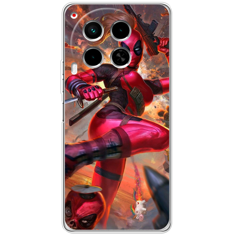 Чехол BoxFace Tecno Camon 30 Woman Deadpool