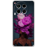 Чехол BoxFace Tecno Camon 30 Exquisite Purple Flowers