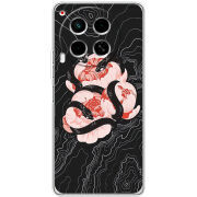 Чехол BoxFace Tecno Camon 30 Snake Rose