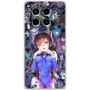 Чехол BoxFace Tecno Camon 30 Overwatch D.VA