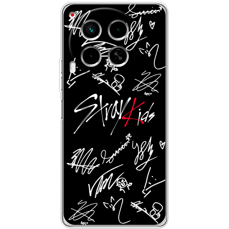 Чехол BoxFace Tecno Camon 30 Stray Kids автограф