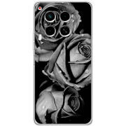 Чехол BoxFace Tecno Camon 30 Black and White Roses