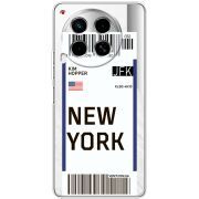 Прозрачный чехол BoxFace Tecno Camon 30 Ticket New York