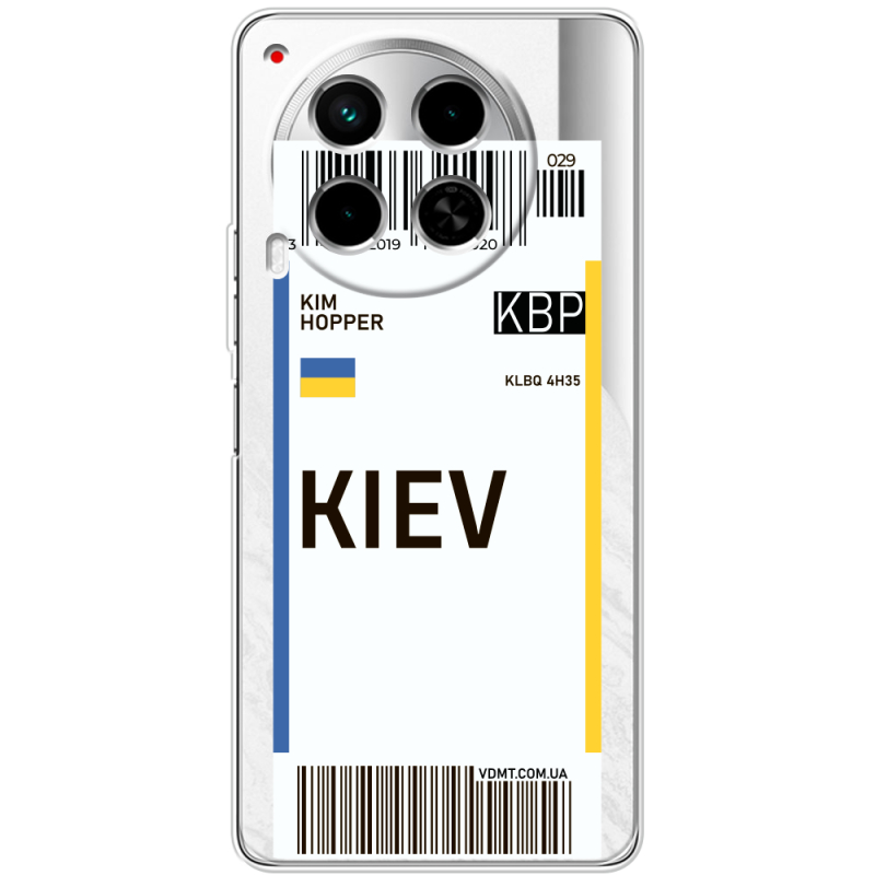 Прозрачный чехол BoxFace Tecno Camon 30 Ticket Kiev