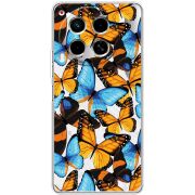 Прозрачный чехол BoxFace Tecno Camon 30 Butterfly Morpho