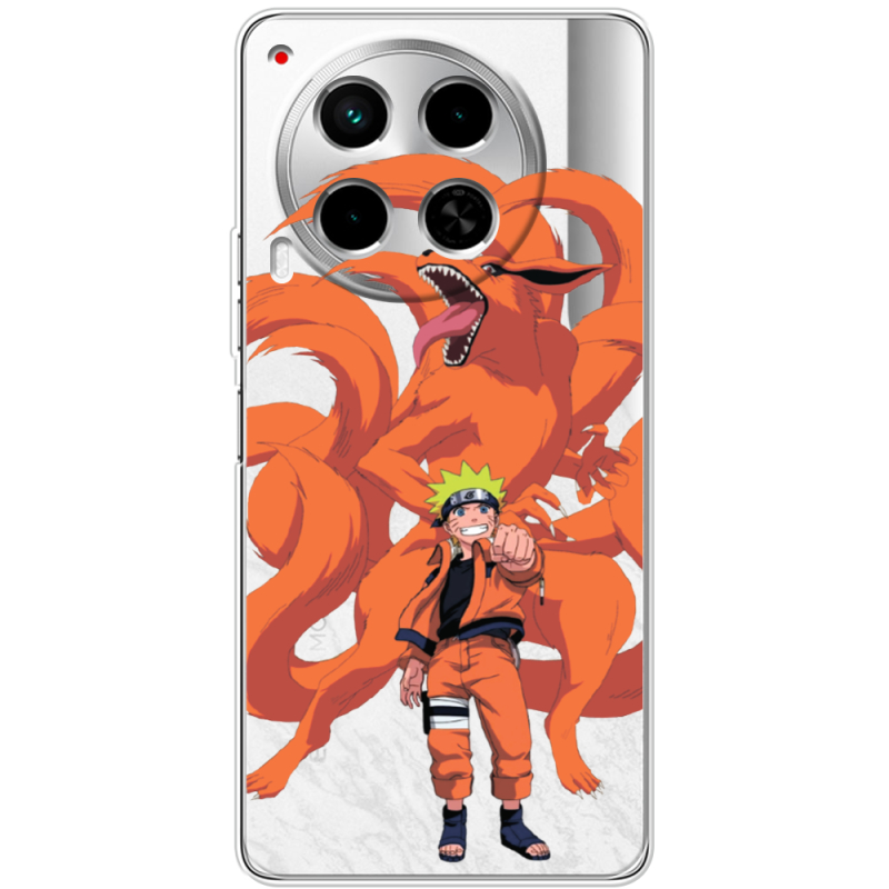 Прозрачный чехол BoxFace Tecno Camon 30 Naruto and Kurama