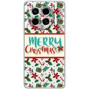 Прозрачный чехол BoxFace Tecno Camon 30 Vintage Christmas Pattern