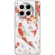 Прозрачный чехол BoxFace Tecno Camon 30 Japanese Koi Fish