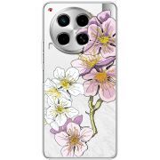 Прозрачный чехол BoxFace Tecno Camon 30 Cherry Blossom