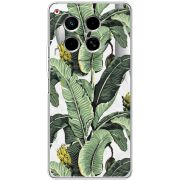 Прозрачный чехол BoxFace Tecno Camon 30 Banana Leaves