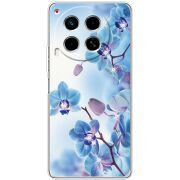 Чехол со стразами BoxFace Tecno Camon 30 Orchids