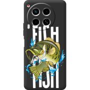 Черный чехол BoxFace Tecno Camon 30 Fish