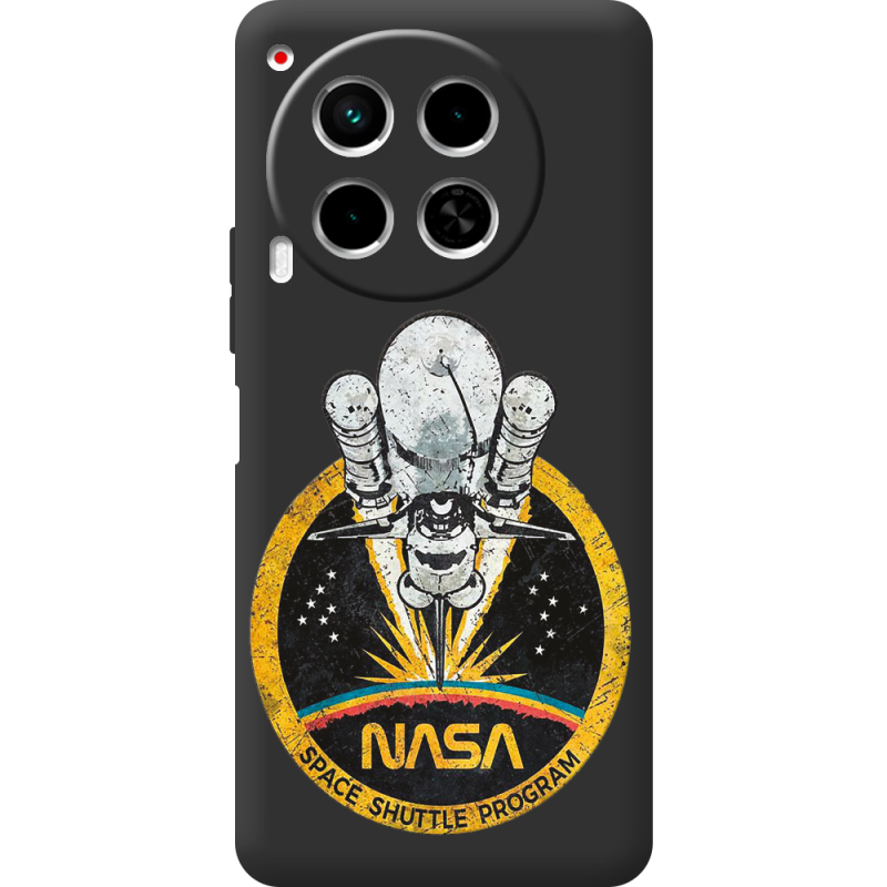 Черный чехол BoxFace Tecno Camon 30 NASA Spaceship