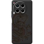 Черный чехол BoxFace Tecno Camon 30 Chinese Dragon