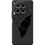 Черный чехол BoxFace Tecno Camon 30 Wolf and Raven