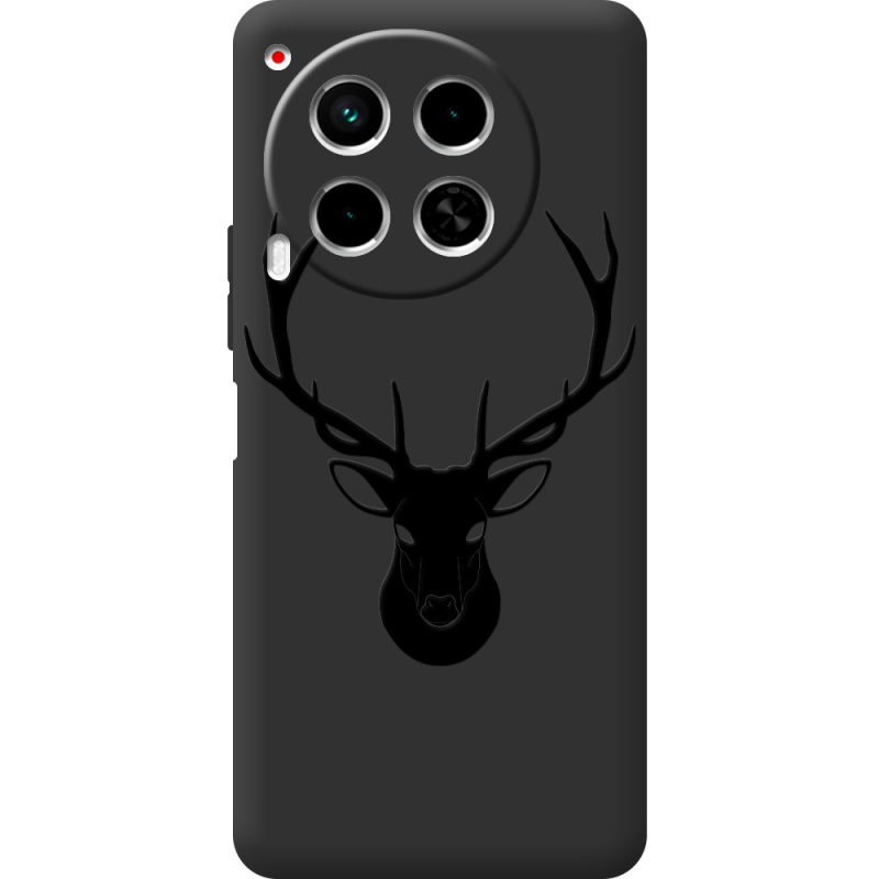 Черный чехол BoxFace Tecno Camon 30 Deer