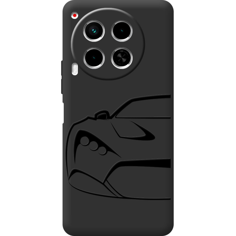 Черный чехол BoxFace Tecno Camon 30 Sportcar