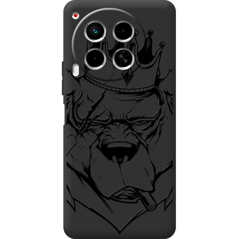 Черный чехол BoxFace Tecno Camon 30 Bear King