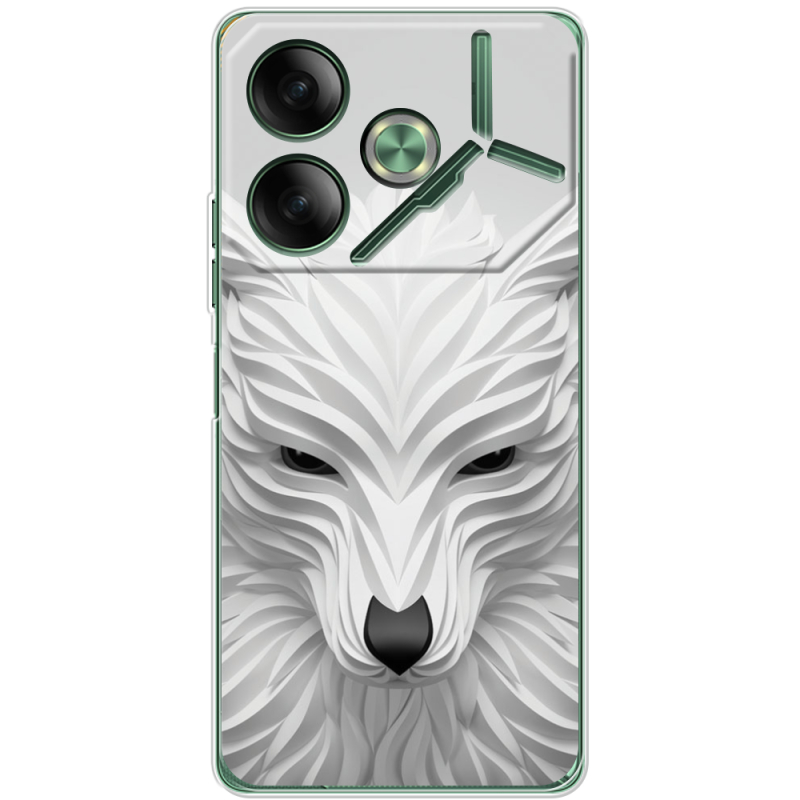 Чехол BoxFace Tecno POVA 6 White Wolf