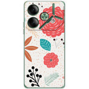 Чехол BoxFace Tecno POVA 6 Line Flowers