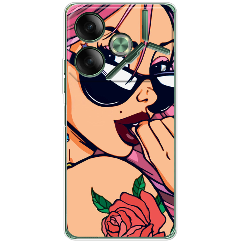 Чехол BoxFace Tecno POVA 6 Pink Girl