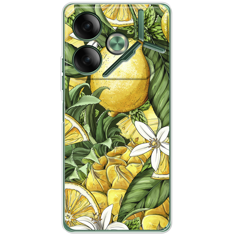 Чехол BoxFace Tecno POVA 6 Lemon Pattern