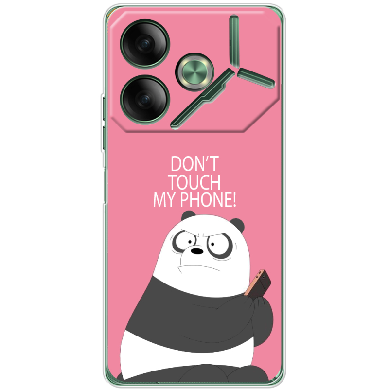 Чехол BoxFace Tecno POVA 6 Dont Touch My Phone Panda