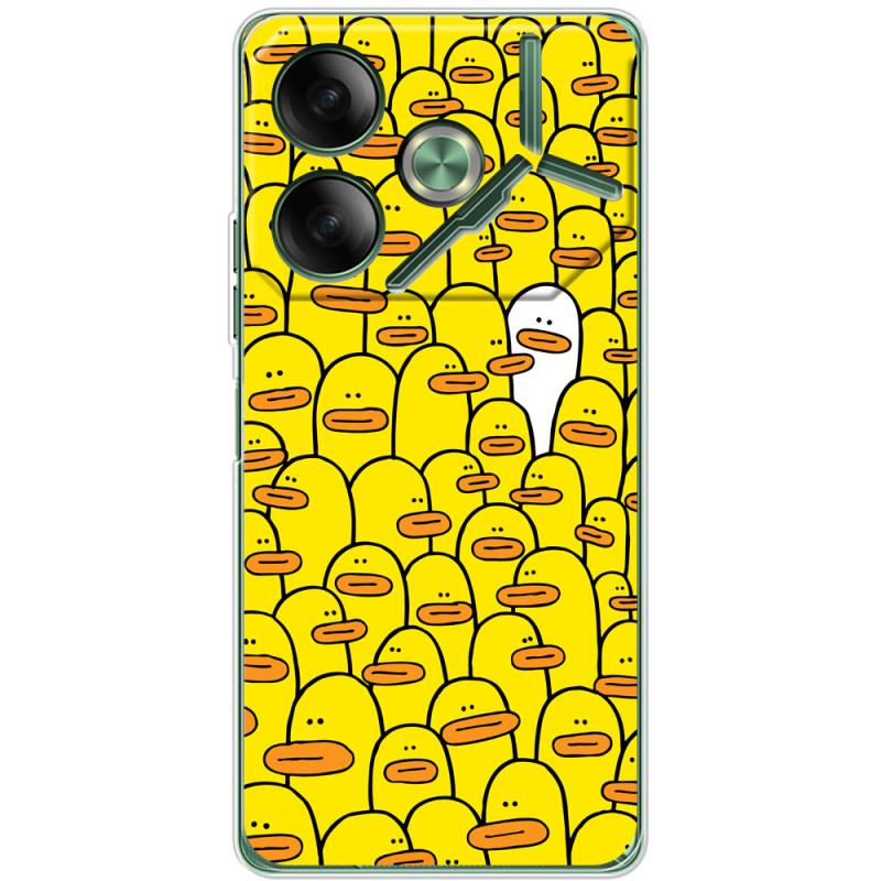 Чехол BoxFace Tecno POVA 6 Yellow Ducklings