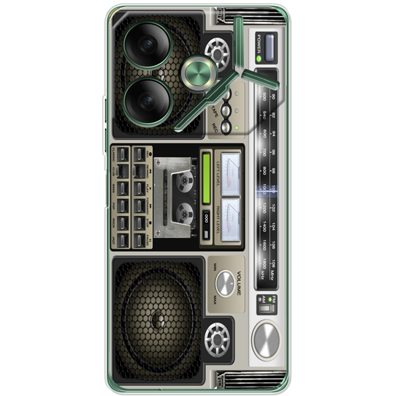 Чехол BoxFace Tecno POVA 6 Old Boombox