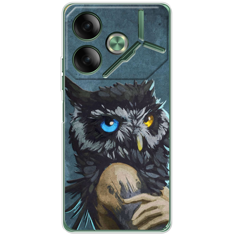 Чехол BoxFace Tecno POVA 6 Owl Woman