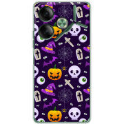 Чехол BoxFace Tecno POVA 6 Halloween Purple Mood