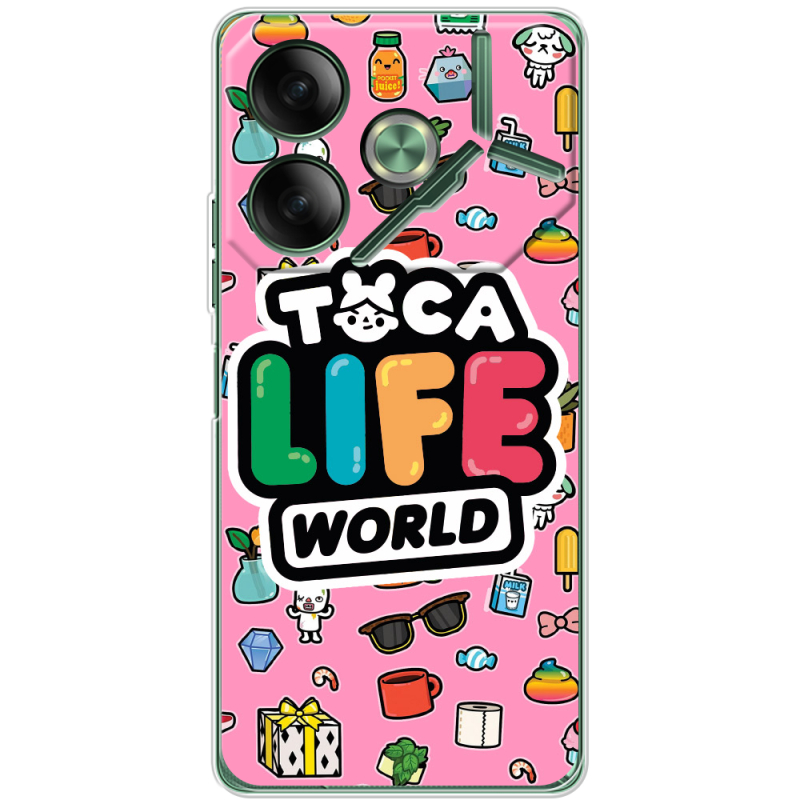 Чехол BoxFace Tecno POVA 6 Toca Boca Life World