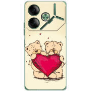 Чехол BoxFace Tecno POVA 6 Teddy Bear Love