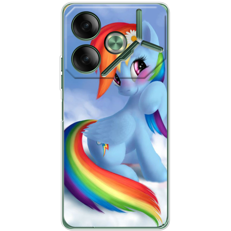 Чехол BoxFace Tecno POVA 6 My Little Pony Rainbow Dash