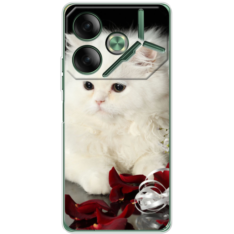 Чехол BoxFace Tecno POVA 6 Fluffy Cat