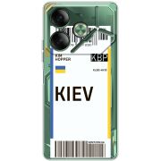 Прозрачный чехол BoxFace Tecno POVA 6 Ticket Kiev