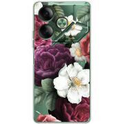 Прозрачный чехол BoxFace Tecno POVA 6 Floral Dark Dreams