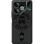 Черный чехол BoxFace Tecno POVA 6 Dark Coffee