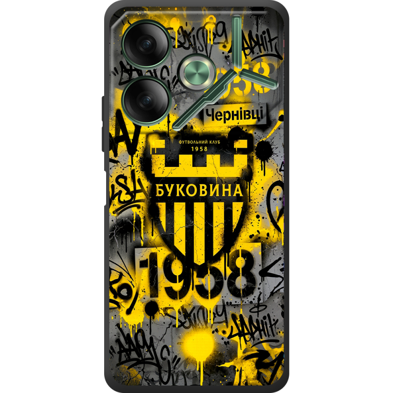 Черный чехол BoxFace Tecno POVA 6 